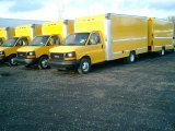 2008 Yellow GMC Savana Cutaway 3500 Commercial Moving Truck #62036603
