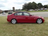 Crimson Red BMW 3 Series in 2008