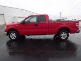 Vermillion Red Ford F150 in 2011
