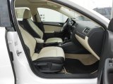 2012 Volkswagen Jetta SEL Sedan 2 Tone Cornsilk/Black Interior