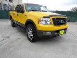 2004 Blazing Yellow Ford F150 FX4 SuperCrew 4x4 #62036491