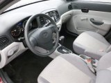 2010 Hyundai Accent GLS 4 Door Gray Interior