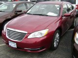 2012 Deep Cherry Red Crystal Pearl Coat Chrysler 200 Touring Sedan #62036100