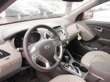 2012 Hyundai Tucson Limited AWD Taupe Interior