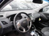 2012 Hyundai Tucson GLS AWD Black Interior