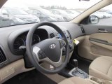2012 Hyundai Elantra GLS Touring Beige Interior