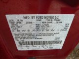 2007 F150 Color Code for Redfire Metallic - Color Code: G2