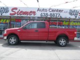 2005 Bright Red Ford F150 XLT SuperCab 4x4 #6196615