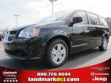 2012 Brilliant Black Crystal Pearl Dodge Grand Caravan SXT #62036358