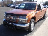 2005 Sunburst Orange Metallic Chevrolet Colorado LS Crew Cab #62036342