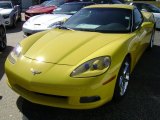 2011 Velocity Yellow Chevrolet Corvette Coupe #62036341