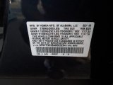 2010 Pilot Color Code for Bali Blue Pearl - Color Code: B552P