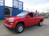 2012 Victory Red Chevrolet Colorado LT Extended Cab 4x4 #62097804