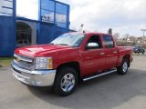 2012 Victory Red Chevrolet Silverado 1500 LT Crew Cab 4x4 #62097803