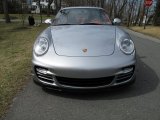 2011 Porsche 911 Turbo S Coupe Front View of a Turbo