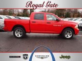 2012 Flame Red Dodge Ram 1500 Express Crew Cab 4x4 #62098398