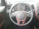 2012 Kia Soul Special Edition Red Rock Steering Wheel