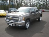 2012 Mocha Steel Metallic Chevrolet Silverado 1500 LT Crew Cab 4x4 #62098242