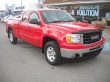 2009 Fire Red GMC Sierra 1500 SLE Extended Cab 4x4 #62097943