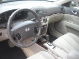 2007 Hyundai Sonata SE V6 Beige Interior