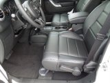 2012 Jeep Wrangler Unlimited Sahara 4x4 Black Interior