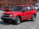 2000 Wildfire Red Chevrolet Tracker 4WD Hard Top #6196144