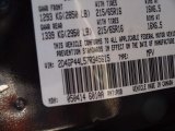 2007 Grand Caravan Color Code for Brilliant Black Crystal Pearl - Color Code: PXR