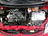 2012 Toyota Prius c Hybrid Two 1.5 Liter DOHC 16-Valve VVT-i 4 Cylinder Gasoline/Electric Hybrid Engine