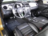 2010 Ford Mustang V6 Premium Convertible Charcoal Black Interior