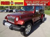 2010 Red Rock Crystal Pearl Jeep Wrangler Unlimited Sahara 4x4 #62191540