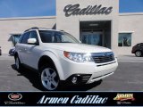 2010 Satin White Pearl Subaru Forester 2.5 X Limited #62191512