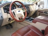 2011 Ford F350 Super Duty King Ranch Crew Cab 4x4 Chaparral Leather Interior