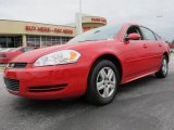 2010 Victory Red Chevrolet Impala LS #62194648