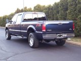 True Blue Metallic Ford F250 Super Duty in 2004