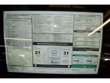 2012 BMW 5 Series 535i Sedan Window Sticker