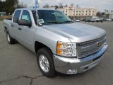 2012 Silver Ice Metallic Chevrolet Silverado 1500 LT Crew Cab 4x4 #62243841
