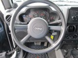 2009 Jeep Wrangler Unlimited X 4x4 Steering Wheel