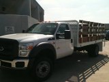 2012 Oxford White Ford F550 Super Duty XL Regular Cab Stake Truck #62244114