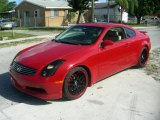 2005 Laser Red Infiniti G 35 Coupe #62243488