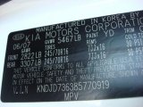 2008 Sorento Color Code for Clear White - Color Code: YD