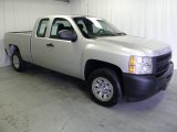 2011 Sheer Silver Metallic Chevrolet Silverado 1500 Extended Cab #62243740