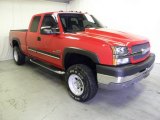 2004 Victory Red Chevrolet Silverado 2500HD LS Extended Cab 4x4 #62243737