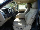 2012 Ford F150 Lariat SuperCrew Pale Adobe Interior