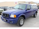 Sonic Blue Metallic Ford Ranger in 2004