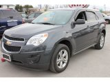 2010 Cyber Gray Metallic Chevrolet Equinox LS #62244006