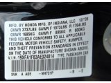 2010 Civic Color Code for Crystal Black Pearl - Color Code: NH731P