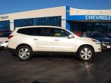 2011 White Diamond Tricoat Chevrolet Traverse LTZ AWD #62243365