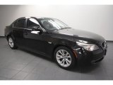 2009 Jet Black BMW 5 Series 535i Sedan #62243691