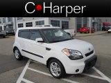 2010 Clear White Kia Soul + #62243294