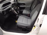 2012 Toyota Prius c Hybrid Four Light Blue Gray Interior